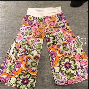 Printed capris girls pants
